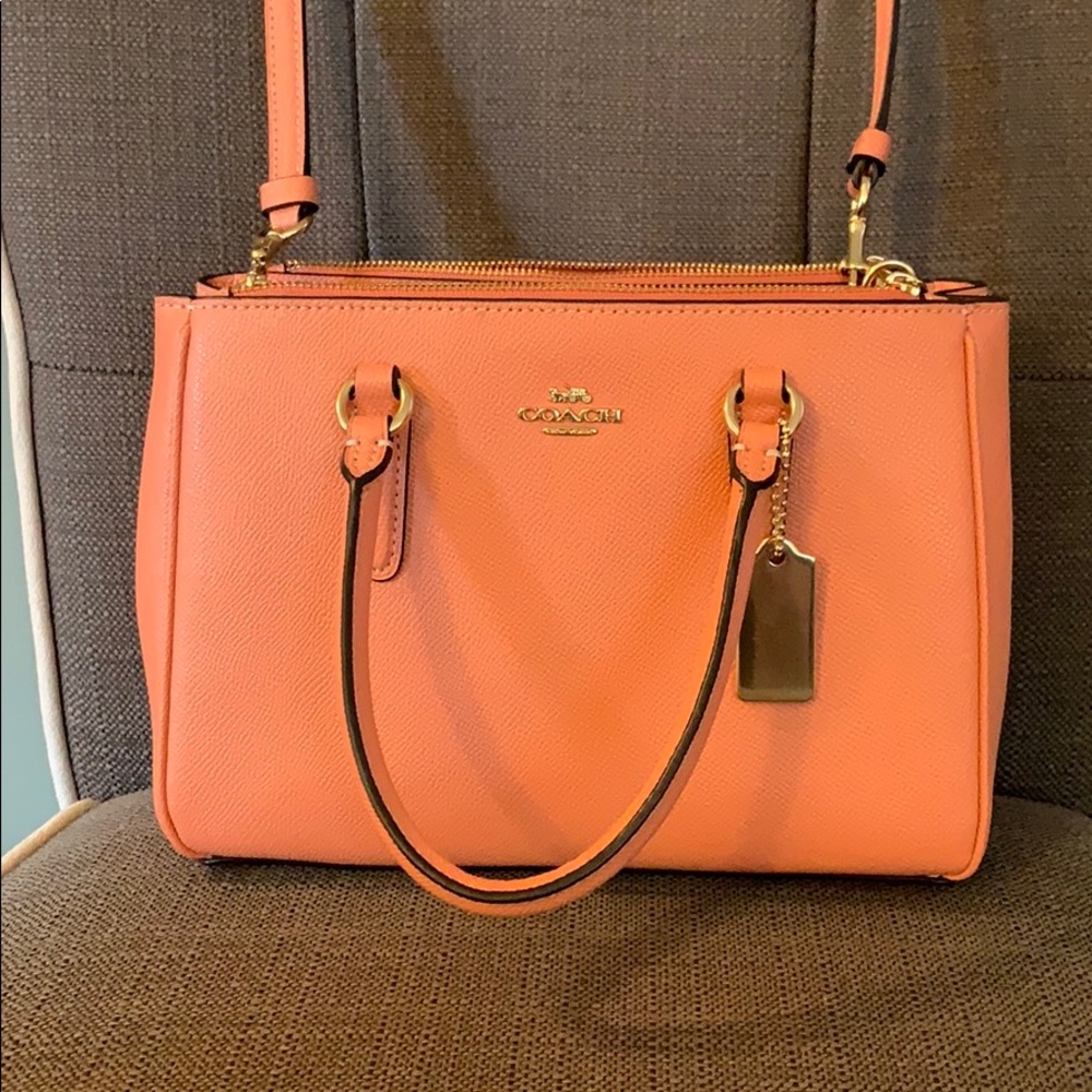 Coach leather Crossbody satchel